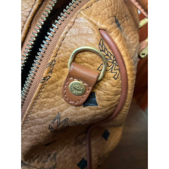 MCM Brown Satchel Bag - Picture 6 of 13